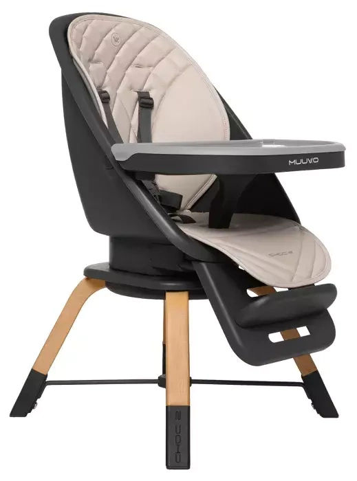 MUUVO Choc 2 - krzesełko do karmienia 3w1 | Beige