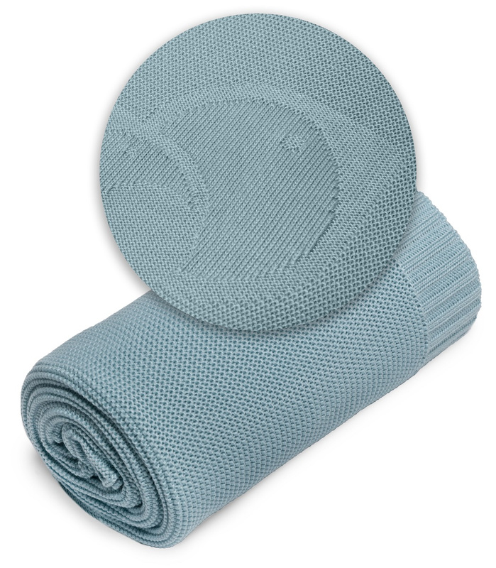 YOONCO Ptaszek - kocyk bambusowy 80x100 cm | Miętowy