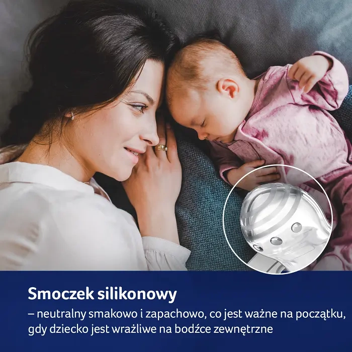 LOVI - smoczek silikonowy dynamiczny SALT&PEPPER 2 szt. | 18 m+