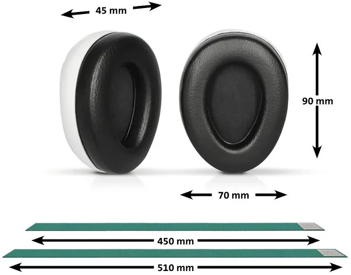 ALECTO BV-72 - słuchawki wygłuszające dla niemowląt i małych dzieci 12 m+ | Zielone