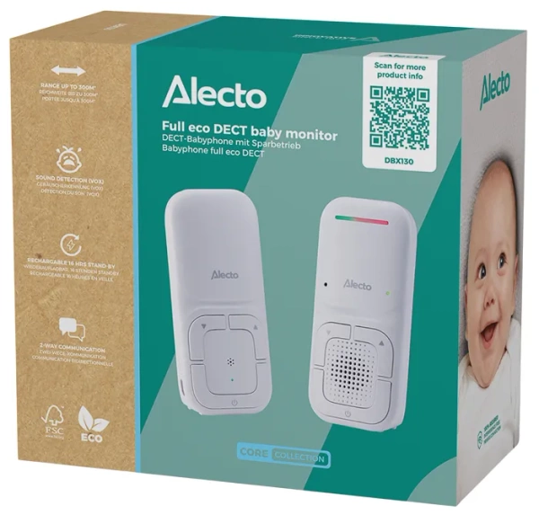 ALECTO DBX130 - niania elektroniczna Full Eco DECT