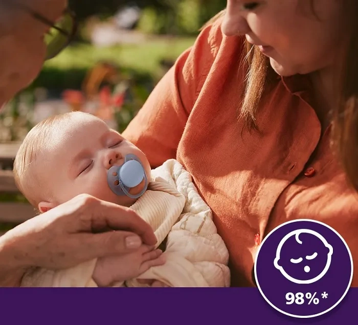 PHILIPS AVENT Ultra Soft - smoczek ortodontyczny 2 szt. | 0-6 m