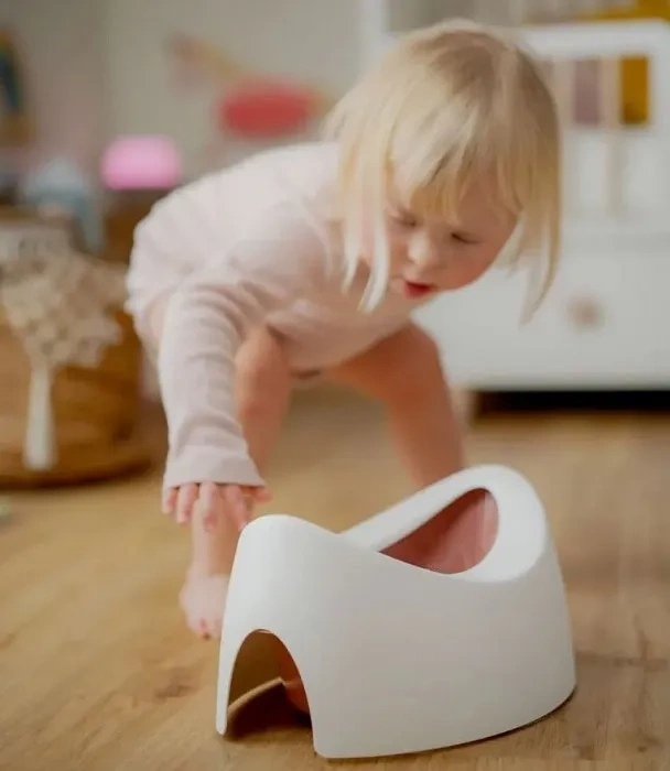 TEGA BABY Teggi - dwustronny, modułowy nocnik Potty | różowo-szary