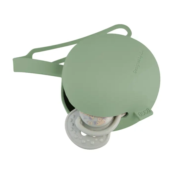 LOVI - silikonowe etui na smoczek | Pistachio