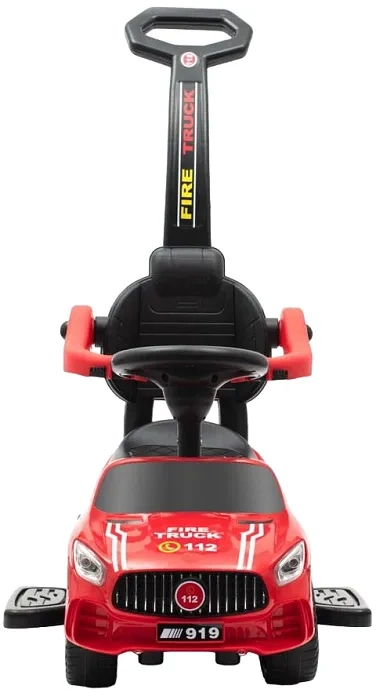 BABY MIX Straż Pożarna - jeździk z panelem dźwiękowym | Wóz strażacki
