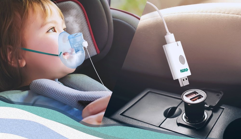 NENO Bene - mobilny nebulizator siateczkowy dla niemowląt, dzieci i dorosłych