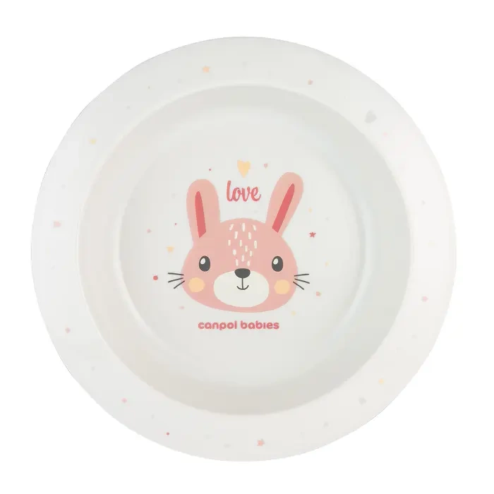 CANPOL BABIES - miska 270ml CUTE ANIMALS | KRÓLICZEK