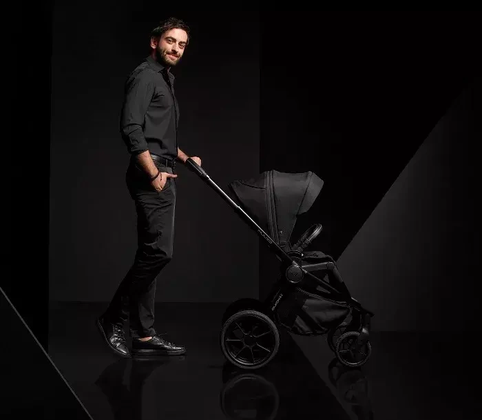 MUUVO Quick SE 2 - wózek wielofunkcyjny, zestaw 2w1 | Chromium Black (+ ADAPTERY)