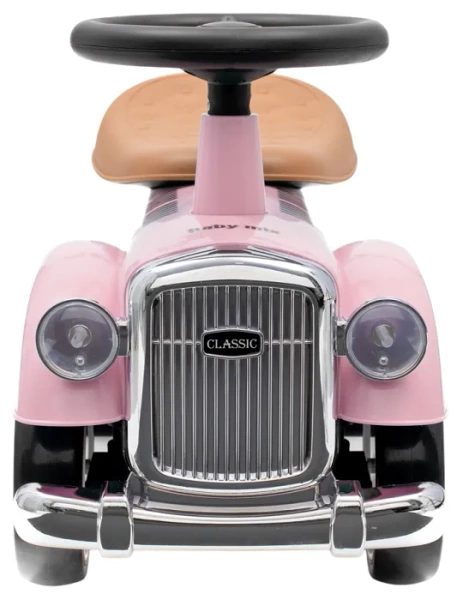 BABY MIX Classic - jeździk retro z klaksonem | Różowy