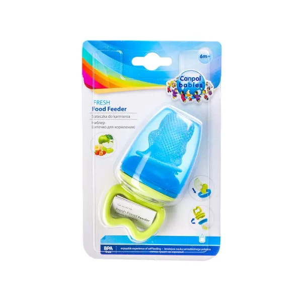 CANPOL BABIES - siateczka do podawania pokarmów | zielona