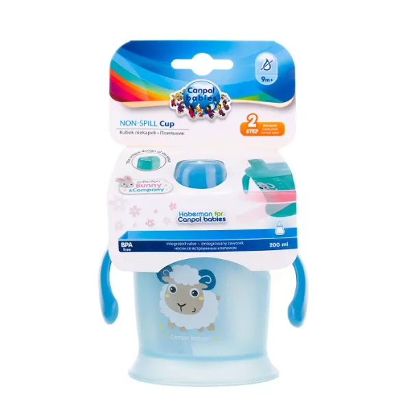 CANPOL BABIES - kubek niekapek twardy 200 ml | BUNNY & COMPANY