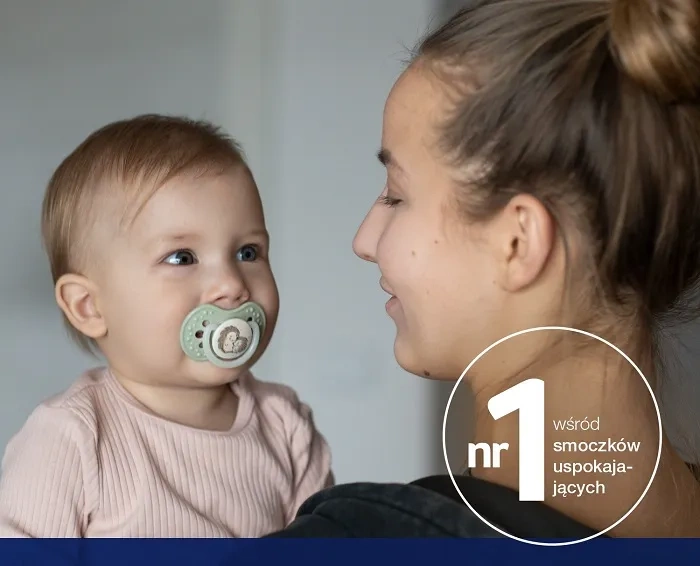 LOVI Night&Day - 2 x smoczek silikonowy dynamiczny 0-6 m | Boy