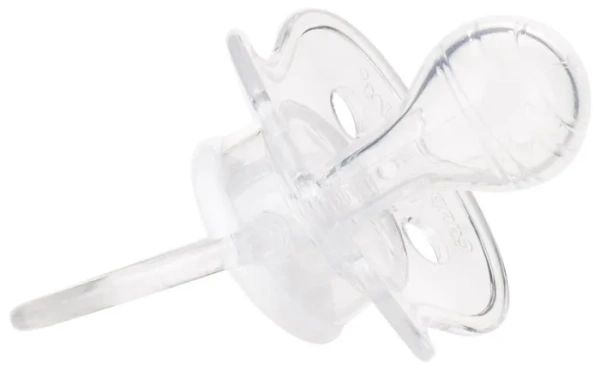 CANPOL BABIES - smoczek uspokajający silikon 0-6 m okrągły NEWBORN BABY | beżowy