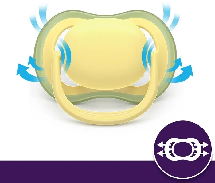 PHILIPS AVENT Ultra Air Colors of Nature - smoczek ortodontyczny 2 szt. | 18 m+