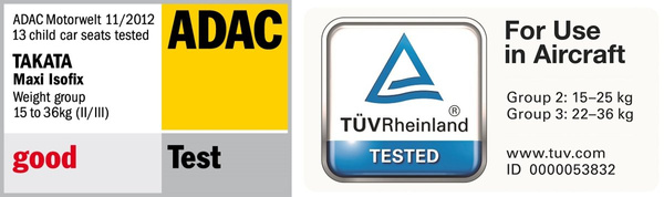 TAKATA Maxi - fotelik samochodowy 15-36 kg | Blackactive Silver