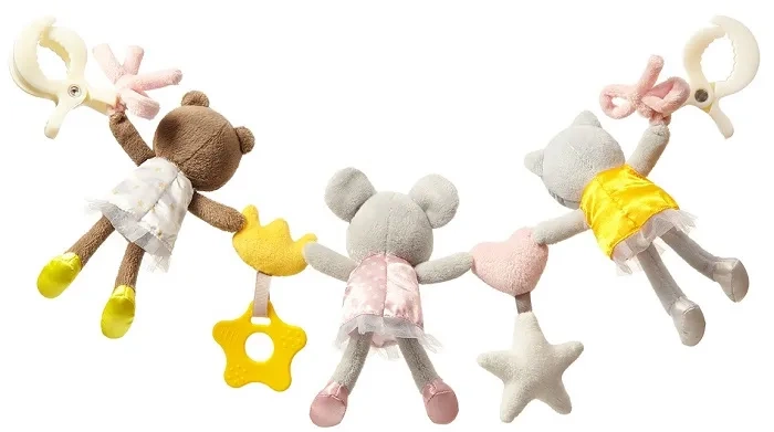 BABYONO Ballerinas - edukacyjna zawieszka do wózka