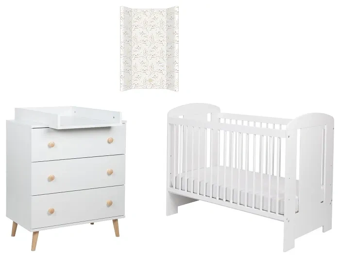 yoonco soni łóżeczko dziecięce niemowlęce + komoda