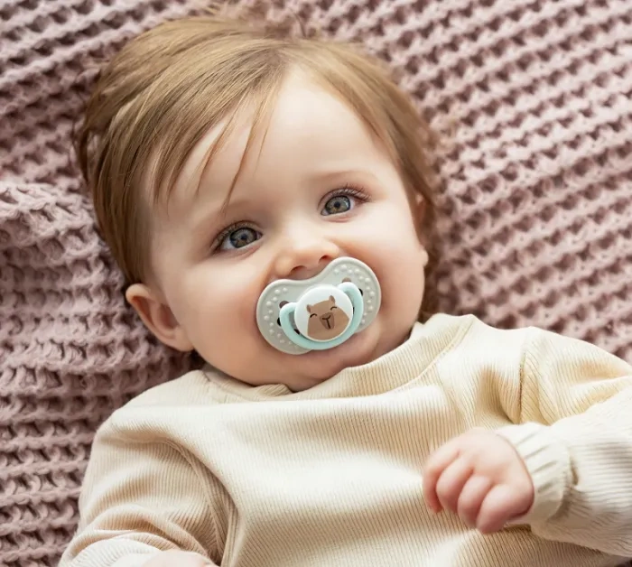 LOVI CapiChill - 2 x smoczek silikonowy dynamiczny 0-6 m | Boy