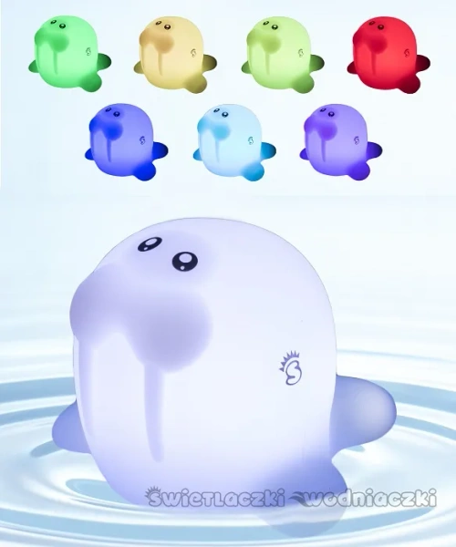 MESMED Świetlaczki Wodniaczki - pływająca lampka silikonowa zmieniająca kolory | Morsio