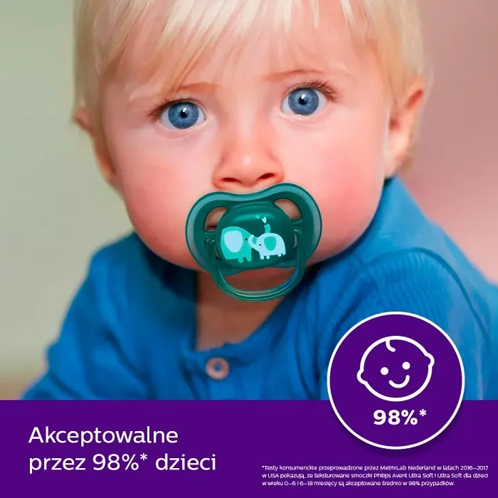 PHILIPS AVENT Ultra Air - smoczek ortodontyczny 2 szt. | 18 m+
