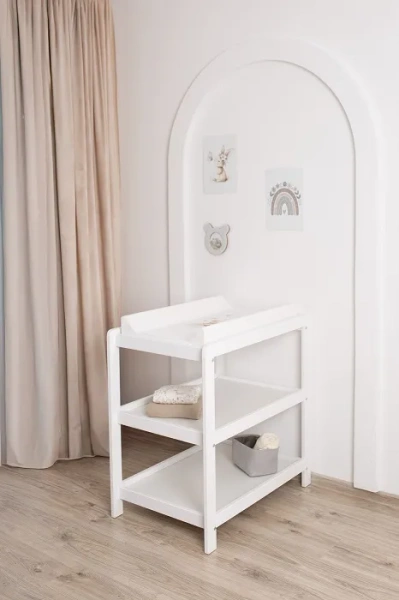 YOONCO - półkoprzewijak biały + przewijak profilowany miękki | Sarenka Hello Baby