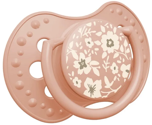 LOVI Blossom - 2 x smoczek silikonowy dynamiczny 0-6 m | Ivory