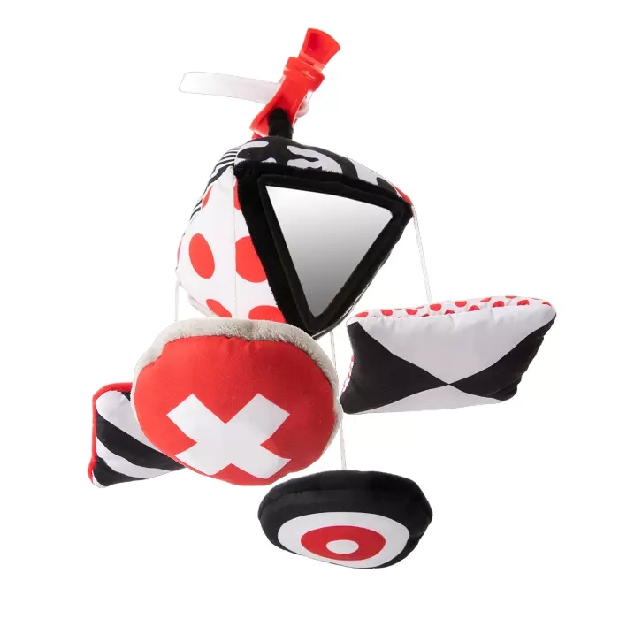 CANPOL BABIES - kontrastowa karuzelka podróżna do wózka/fotelika | SENSORY TOYS