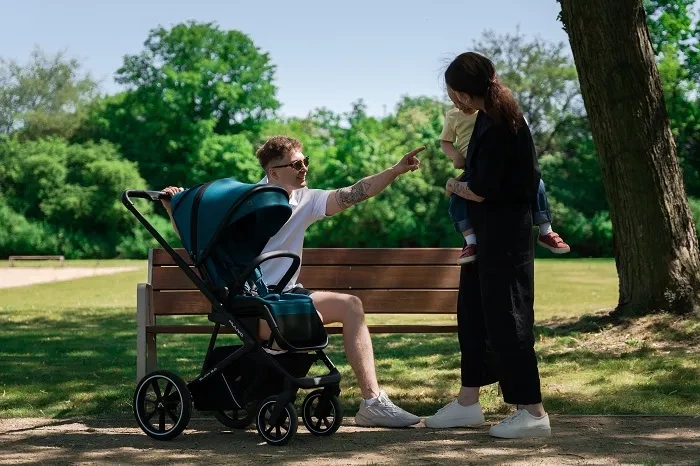 MUUVO Slick 2.0 - wózek wielofunkcyjny, zestaw 2w1 | Tropical Green (+ ADAPTERY)