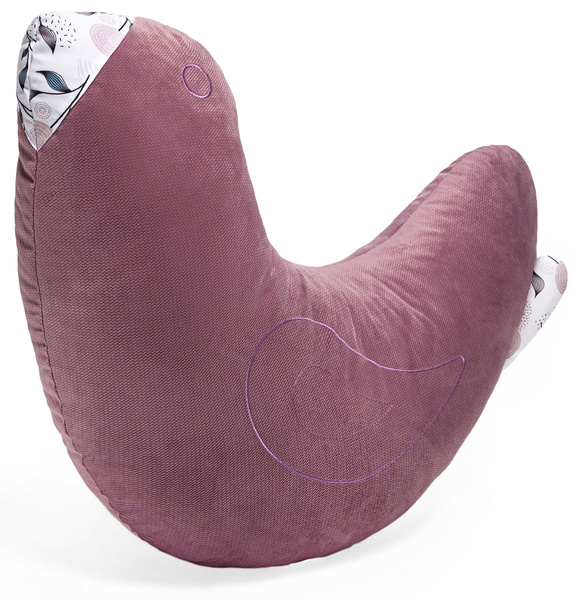 YOONCO - poduszka wielofunkcyjna duża Ptaszek | Flower Velvet