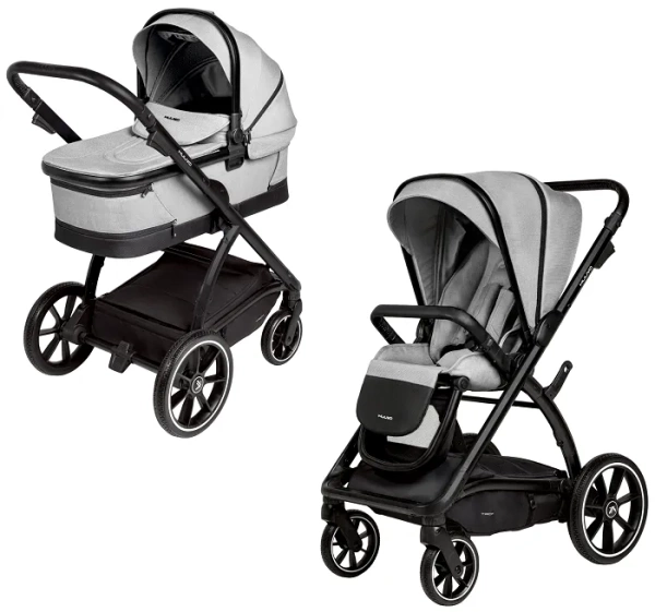 MUUVO Trick - wózek wielofunkcyjny, zestaw 2w1 | Steel Grey