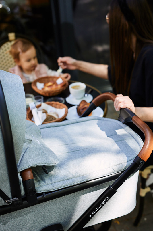 MUUVO Slick - gondola do wózka | Graphite Lush