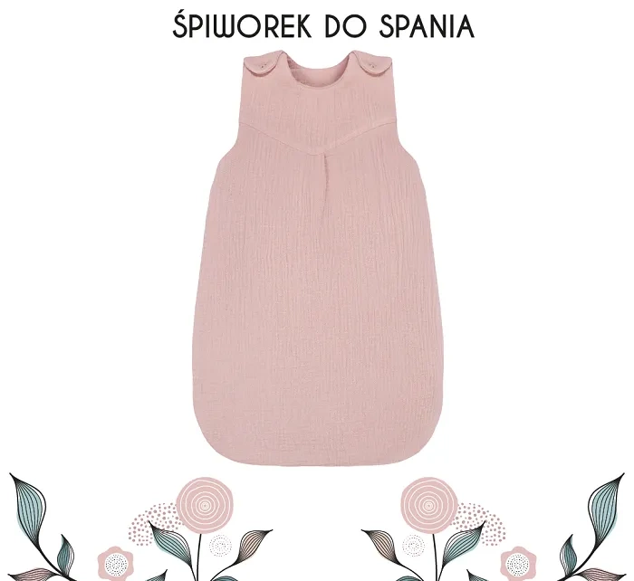 śpiworek do spania dla niemowlaka muslin collection