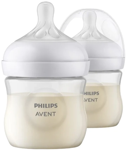 PHILIPS AVENT Natural Response - 2 responsywne butelki antykolkowe 125 ml | 0 m+