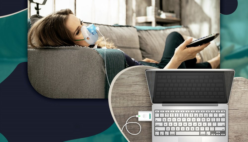 NENO Bene - mobilny nebulizator siateczkowy dla niemowląt, dzieci i dorosłych