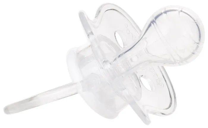 CANPOL BABIES - smoczek uspokajający silikon 0-6 m okrągły NEWBORN BABY | beżowy