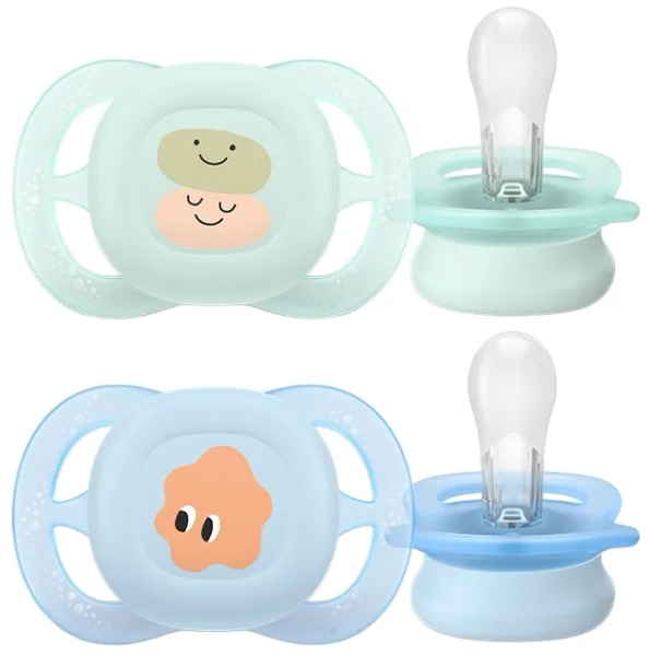 PHILIPS AVENT Ultra Start - smoczek ortodontyczny 2 szt. | 0-2 m