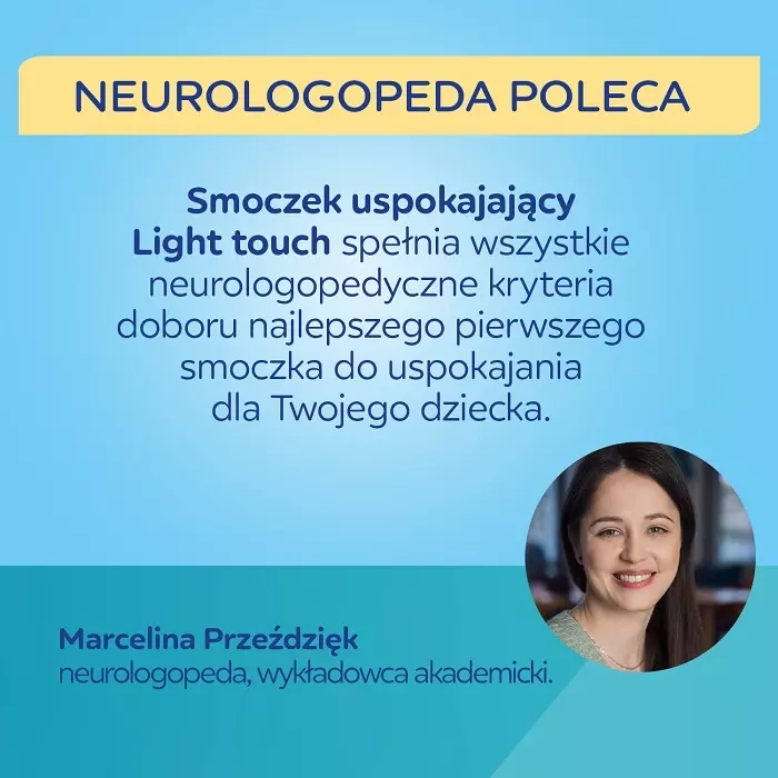 CANPOL BABIES - smoczek silikonowy Light touch 0-6m symetryczny | DOGS 2 szt.