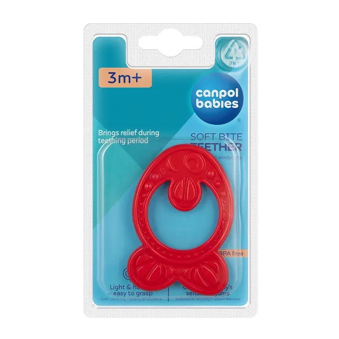 CANPOL BABIES - gryzak elastyczny dla niemowląt wyjątkowo lekki | ANIMALS