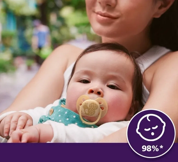 PHILIPS AVENT Ultra Soft Ultradouce - smoczek ortodontyczny 2 szt. | 6-18 m