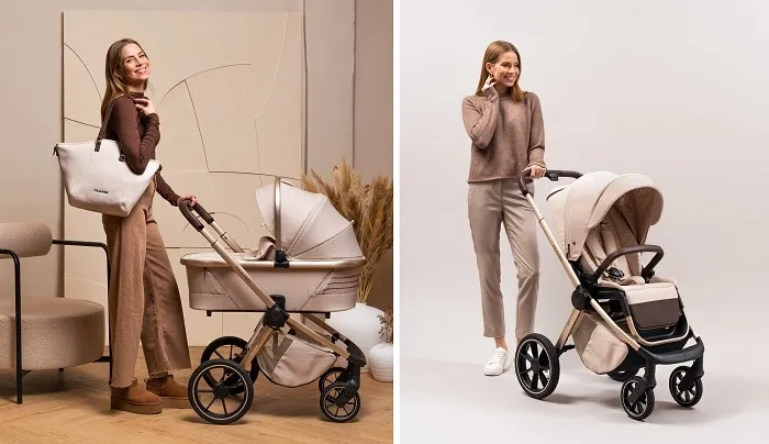 MUUVO Quick BOHO - wózek wielofunkcyjny, zestaw 2w1 | Brown