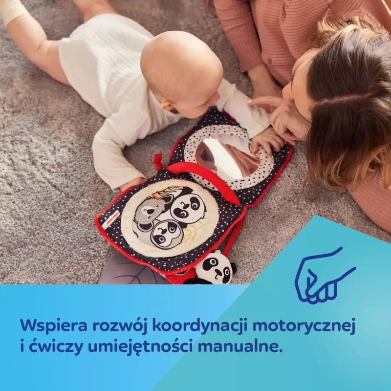 CANPOL BABIES - sensoryczna książeczka manipulacyjna BabiesBoo | PANDA