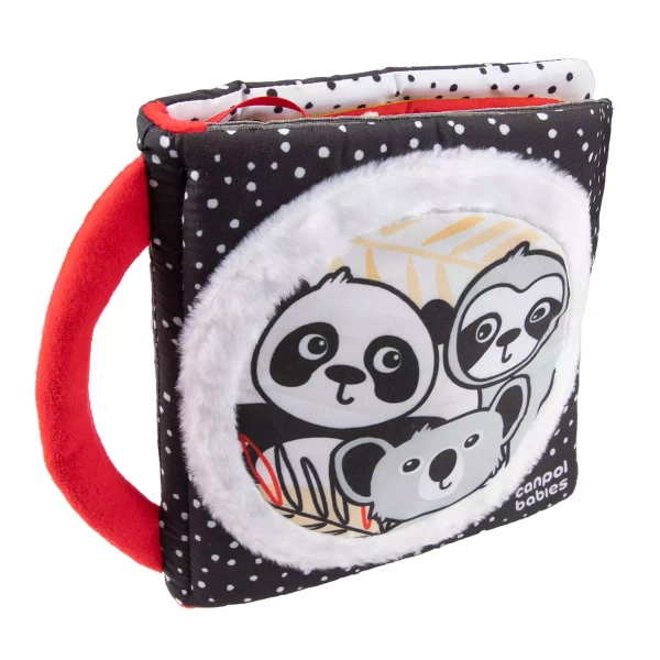 CANPOL BABIES - sensoryczna książeczka manipulacyjna BabiesBoo | PANDA 