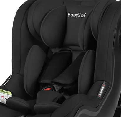 BABYSAFE Rhodesian - obrotowy fotelik samochodowy RWF FWF 0-18 kg | Black