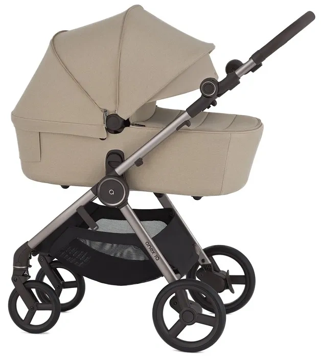 ANEX IQ Premium - wózek wielofunkcyjny, zestaw 3w1 z buggy | Crema
