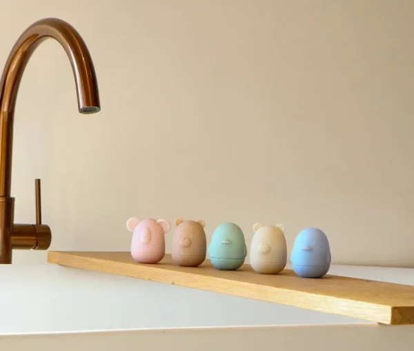 ALECTO BT5 - zestaw 5 zabawek do kąpieli z termometrem