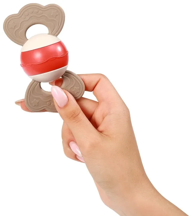 BABYONO - grzechotka z gryzakiem