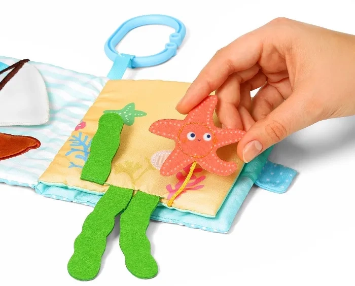 BABYONO - książeczka sensoryczna | Sea World