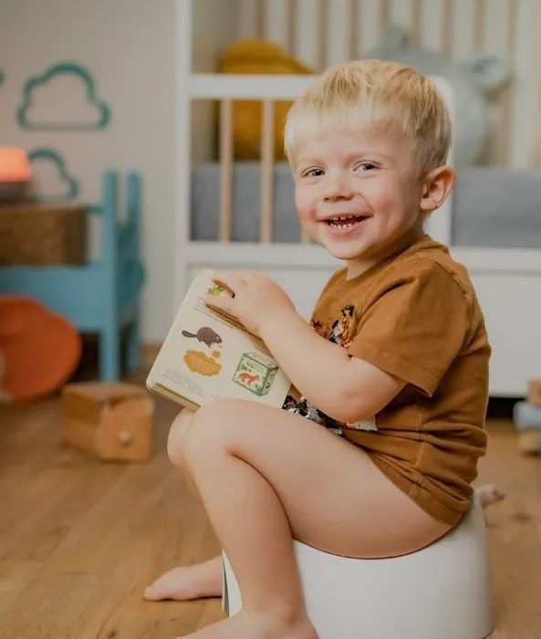 TEGA BABY Teggi - dwustronny, modułowy nocnik Potty | lniano-biały