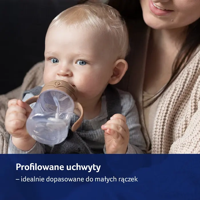LOVI - pierwszy kubek ze słomką z odważnikiem 150 ml Harmony | 6m+