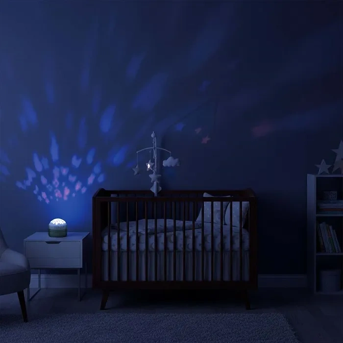 ALECTO BC130 - projektor 2w1 z białym szumem i kołysankami | Miętowy